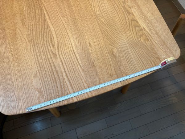 テーブルサイズの測定方法