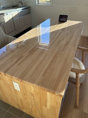 東京都小金井市／造作テーブル／R3mm／2mm