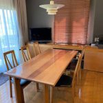 日進木工のテーブルにマット